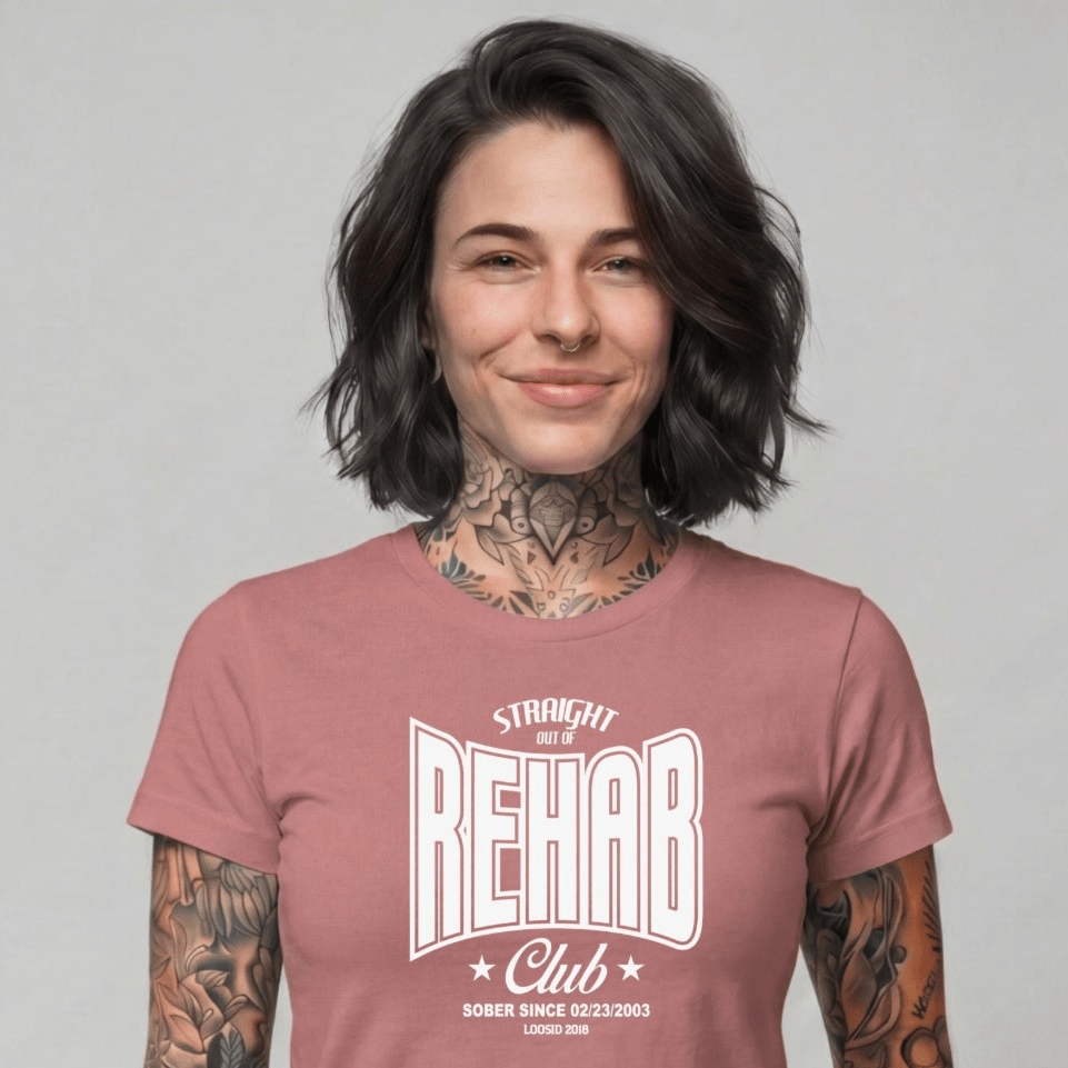 Sober T Shirt | Women's Straight Outta Rehab