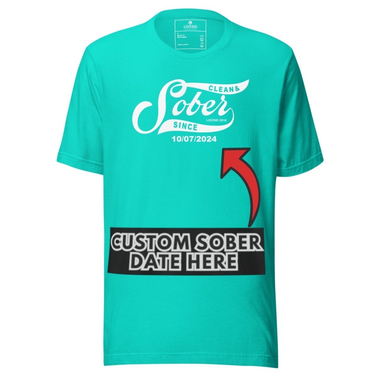 Sober T Shirt | Personalized Sober Since Shirt with Custom Date