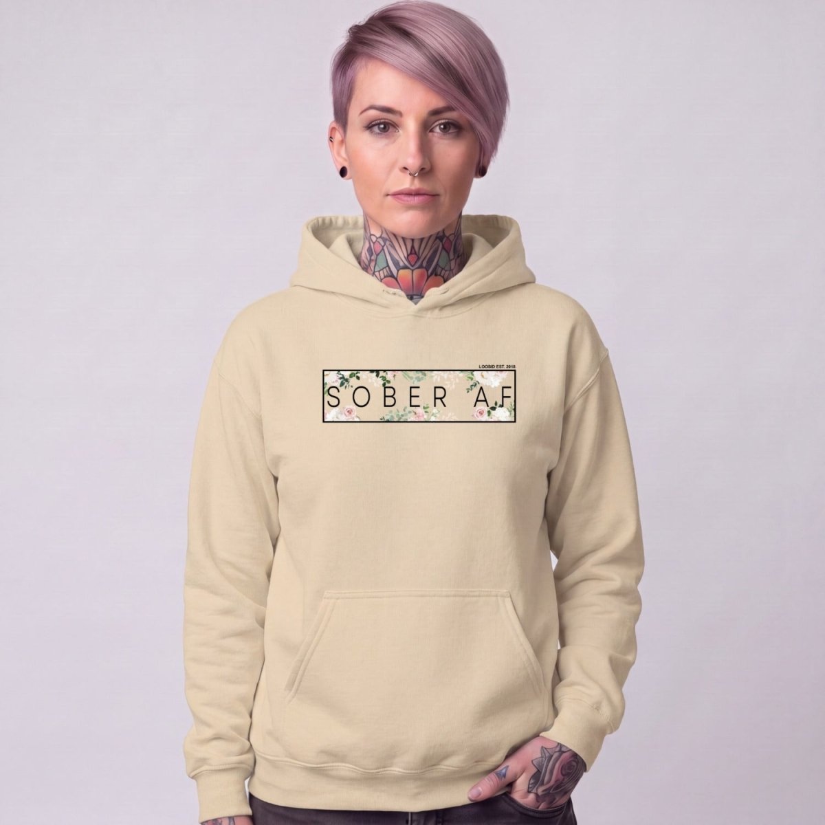 Recovery Hoodie | Women's Sober AF Flower
