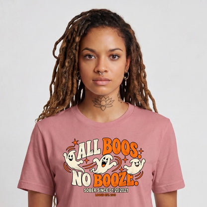 Sober T Shirt | Women's All Boos No Booze