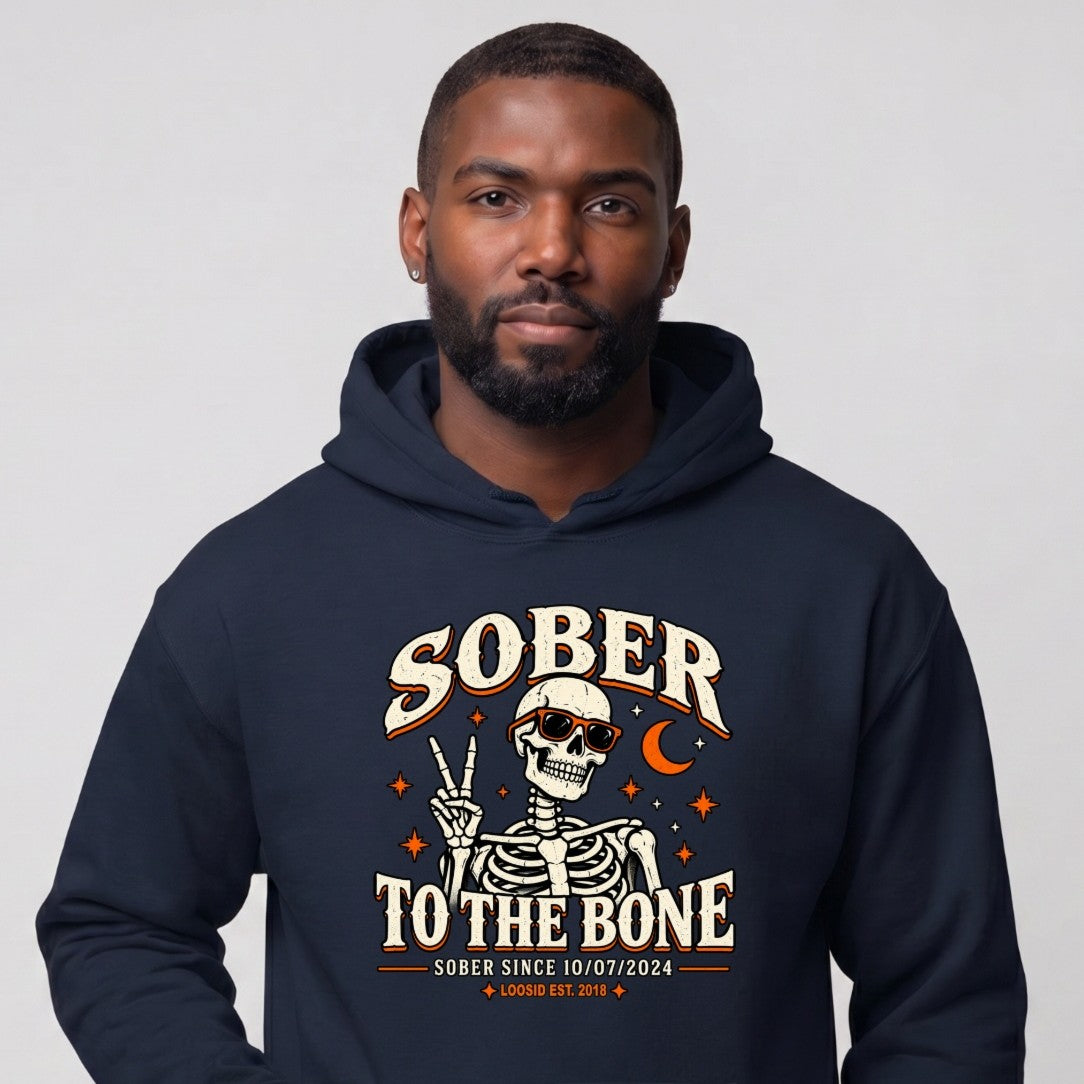 Recovery Hoodie | Men's Sober To The Bone