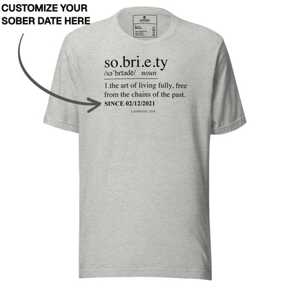 Sober T Shirt | Men's Sobriety Definition