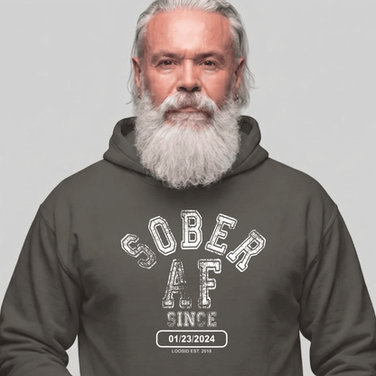 Recovery Hoodie | Unisex Sober AF Since