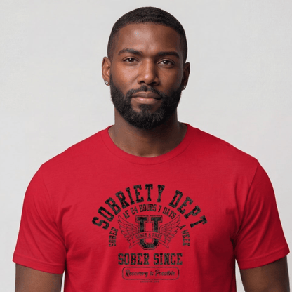 Sober T Shirt | Men's Sobriety Dept 24/7