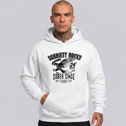 Recovery Hoodie | Men's Sobriety Rocks