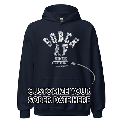 Recovery Hoodie | Men's Sober AF Collegiate