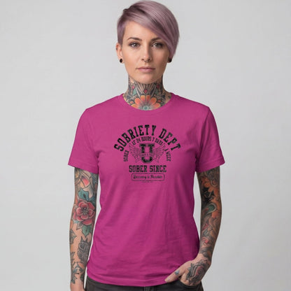 Sober T Shirt | Women's Sobriety Dept 24/7