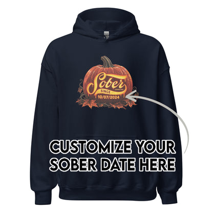 Recovery Hoodie | Men's Sober Since Pumpkin