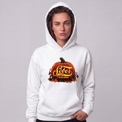 Recovery Hoodie | Women's Sober Since Pumpkin