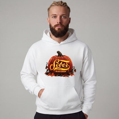 Recovery Hoodie | Men's Sober Since Pumpkin
