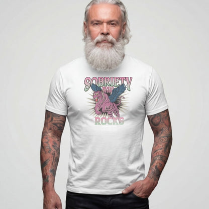 Sober T Shirt | Men's Sobriety Rocks