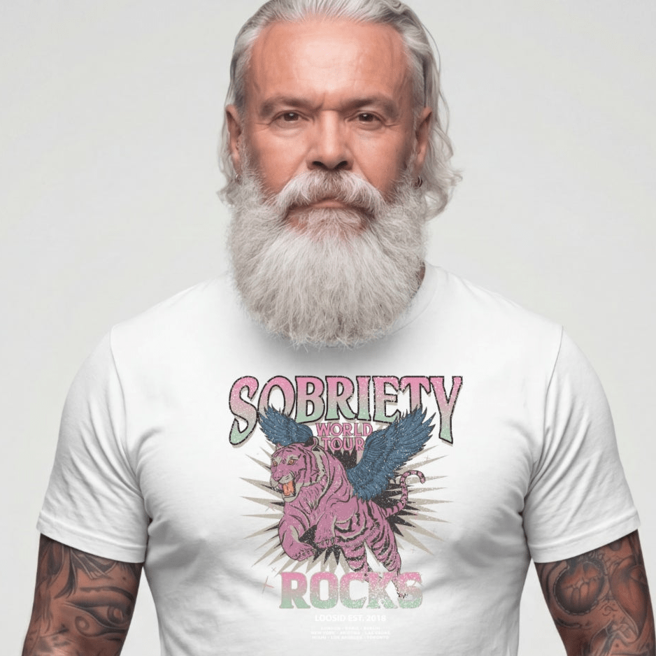 Sober T Shirt | Men's Sobriety Rocks