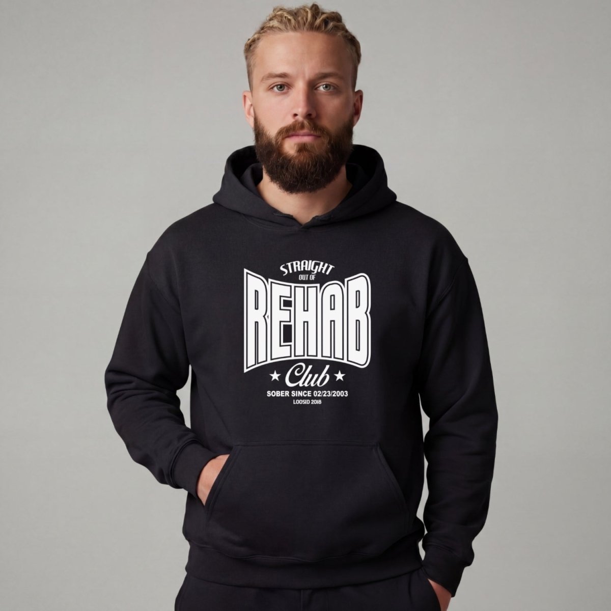Recovery Hoodie | Men's Straight Out of Rehab Club