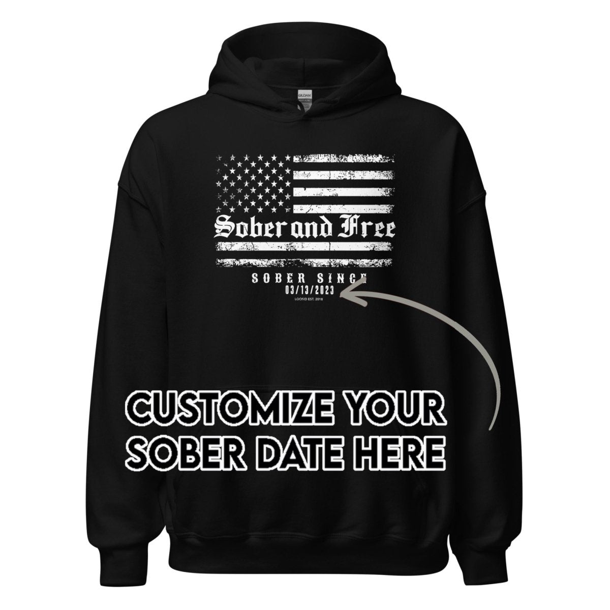 Recovery Hoodie | Men's Sober and Free