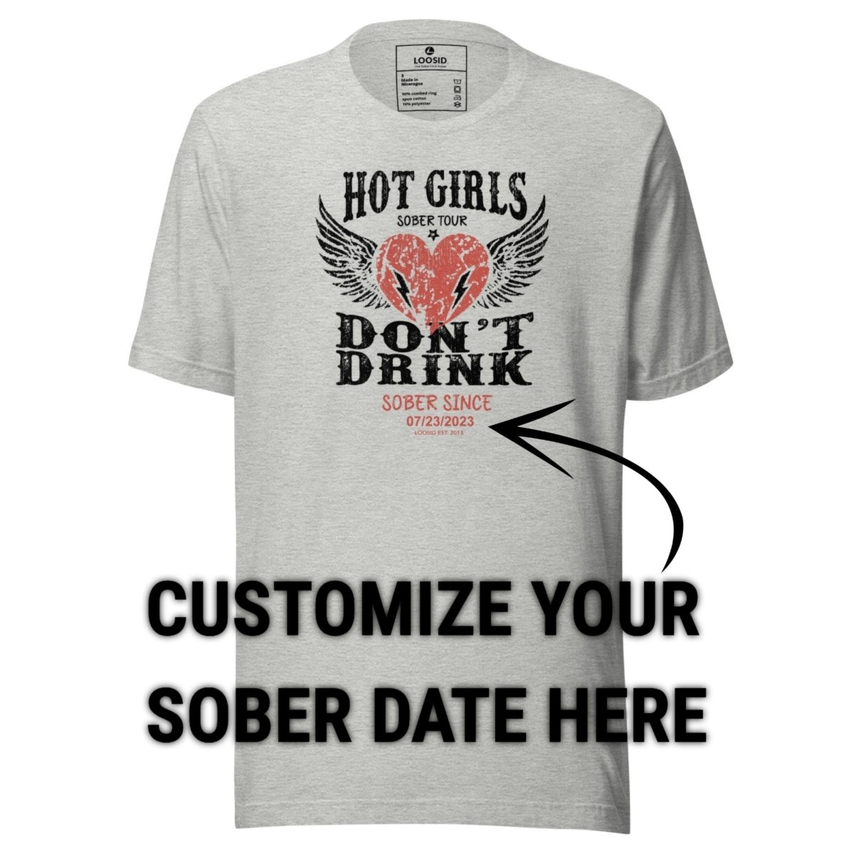 Sober T Shirt | Women's Hot Girls Don't Drink
