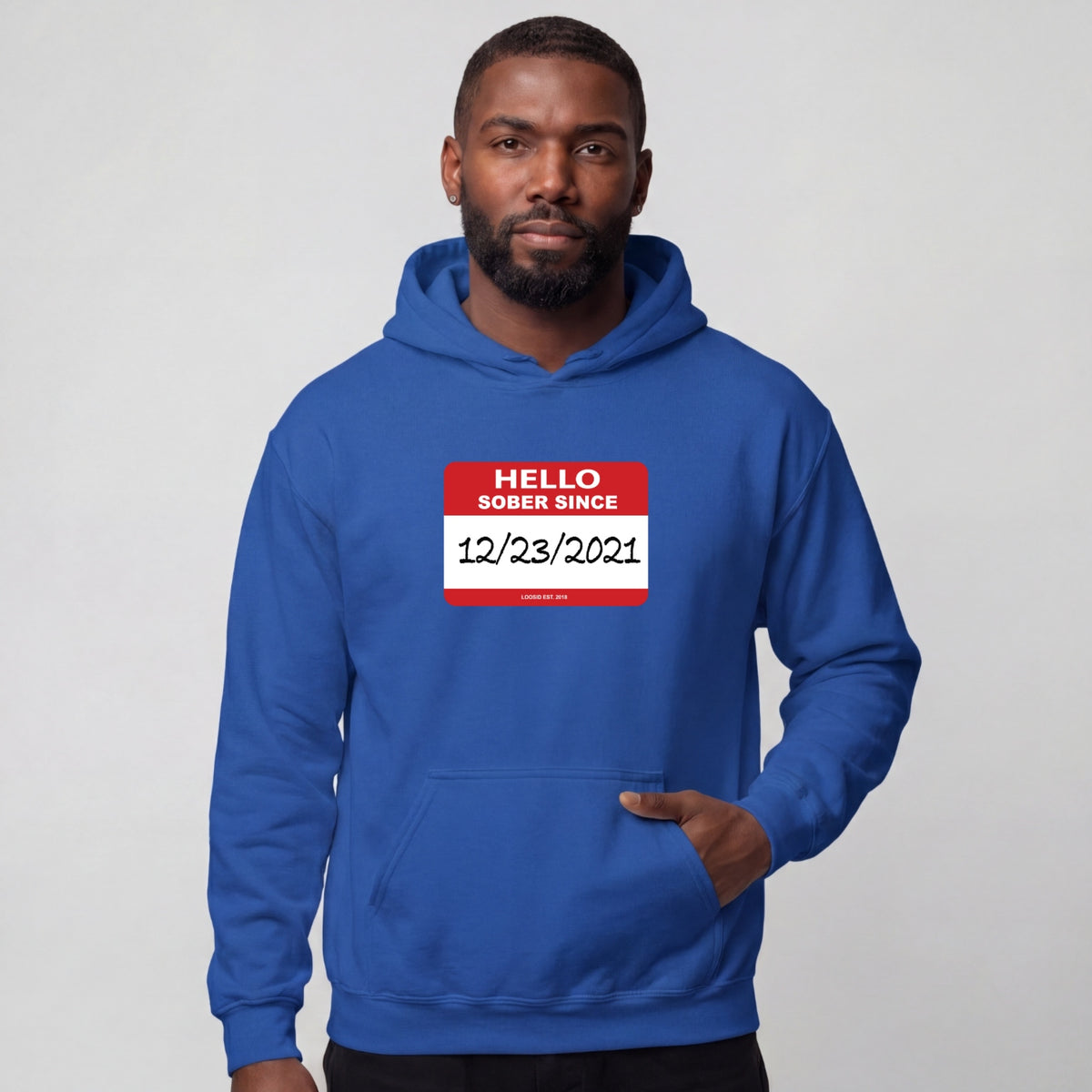 Recover Hoodie | Men's Hello Sober Since