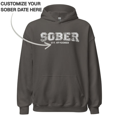 Recovery Hoodie | Men's Sober Est. Collegiate