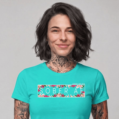 Sober T Shirt | Women's Sober AF Lily