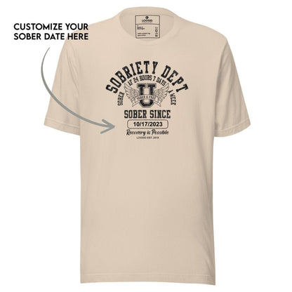 Sober T Shirt | Men's Sobriety Dept