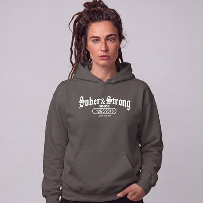 Recovery Hoodie | Women's Old School Sober & Strong