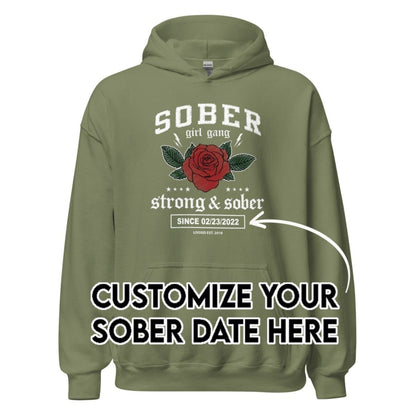 Recovery Hoodie | Women's Sober Girl Gang Strong & Sober