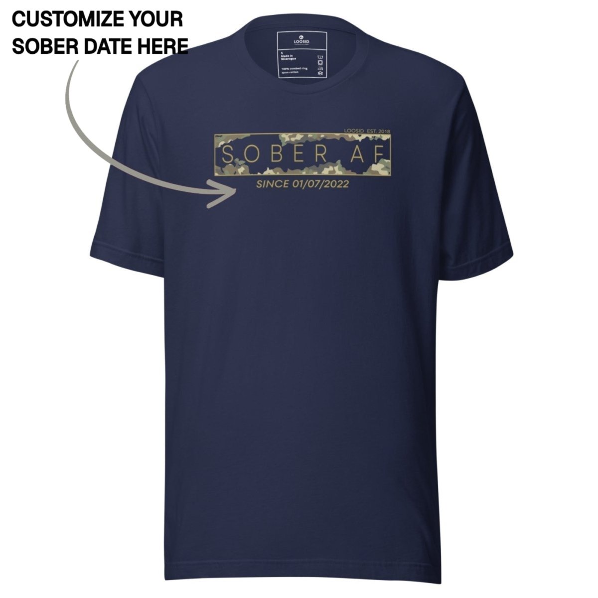 Sober T Shirt | Men's Sober AF Camo