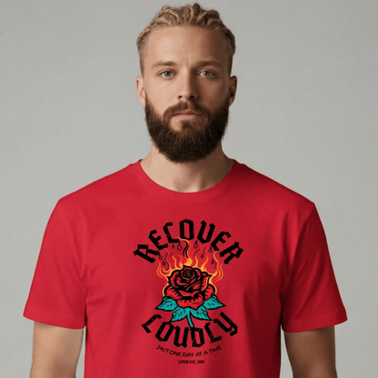 Sober T Shirt | Men's Recover Loudly
