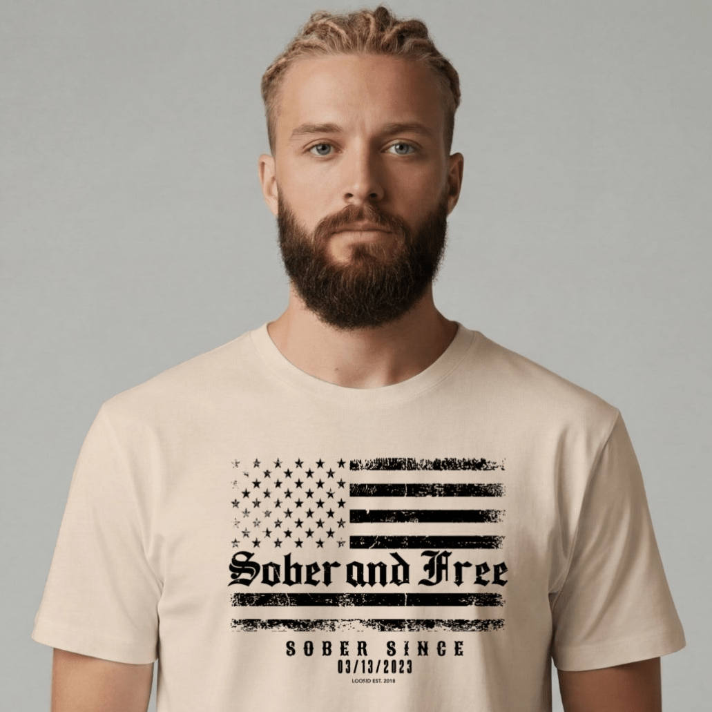 Sober T Shirt | Men's Sober and Free