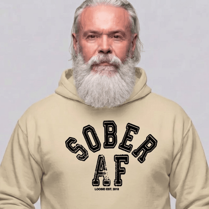 Recovery Hoodie | Men's Sober AF Collegiate