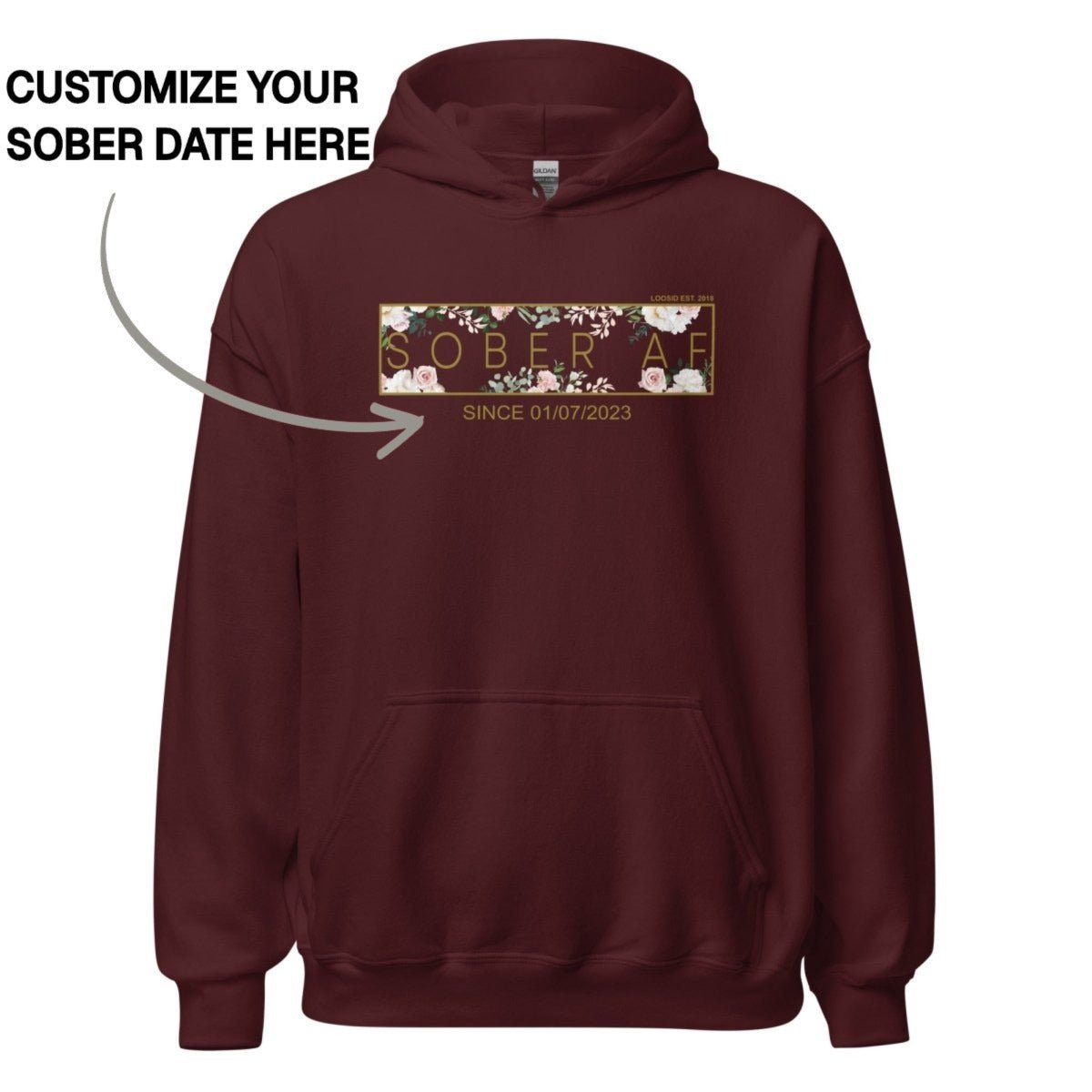 Recovery Hoodie | Women's Sober AF Flower