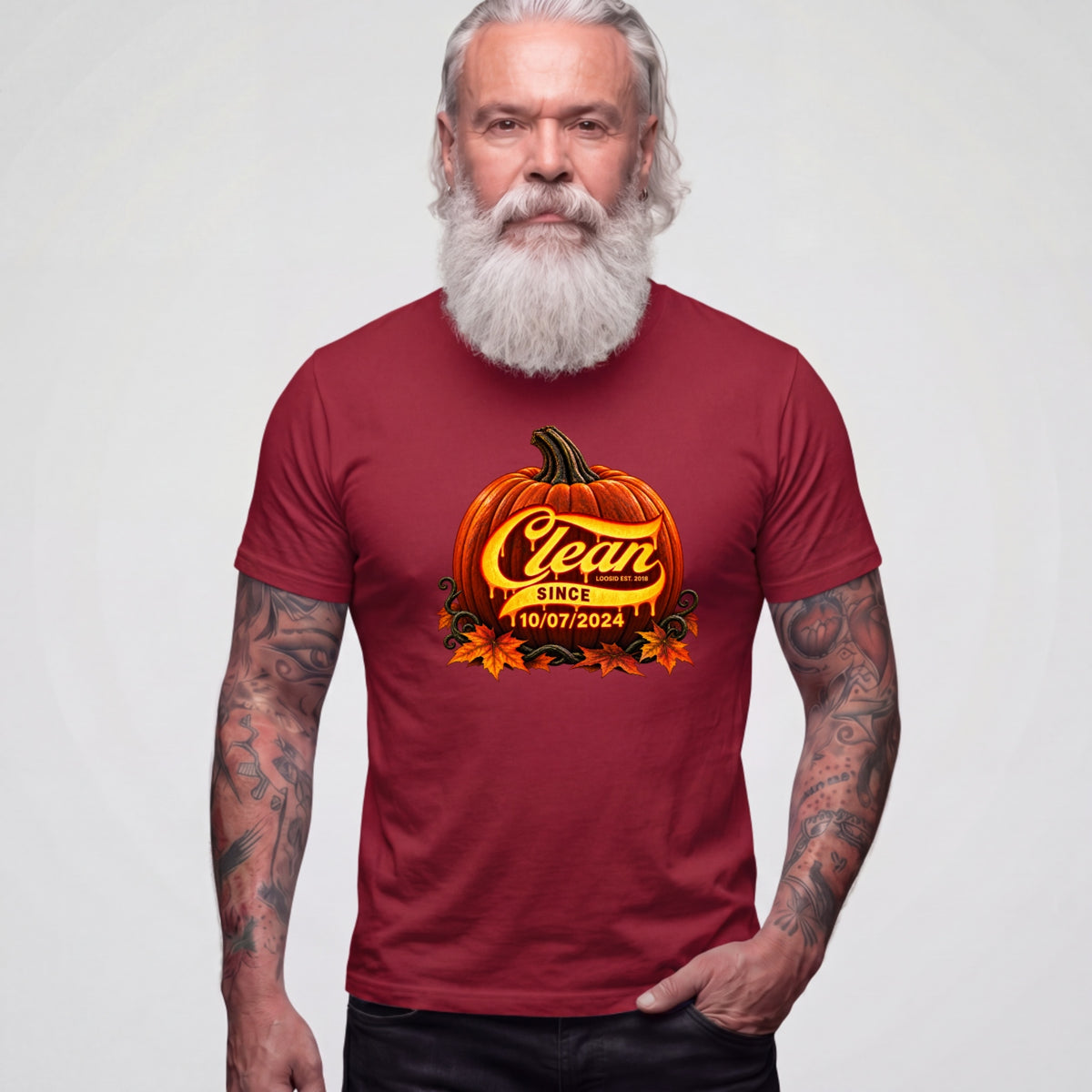 Clean T Shirt | Men's Clean Since Pumpkin
