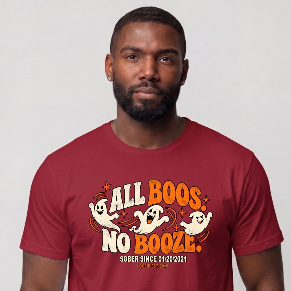 Sober T Shirt | Men's All Boos No Booze