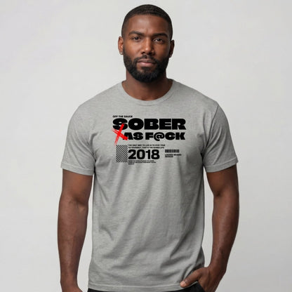 Sober T Shirt | Men's Sober As F*ck Tee