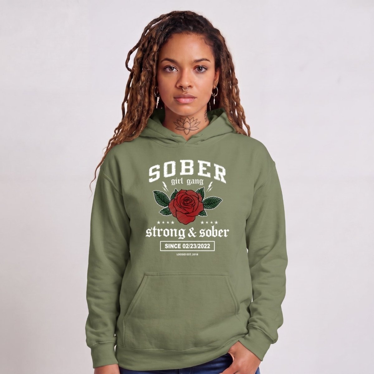 Recovery Hoodie | Women's Sober Girl Gang Strong & Sober