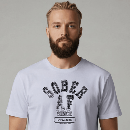 Sober T Shirt | Men's Sober AF Tee