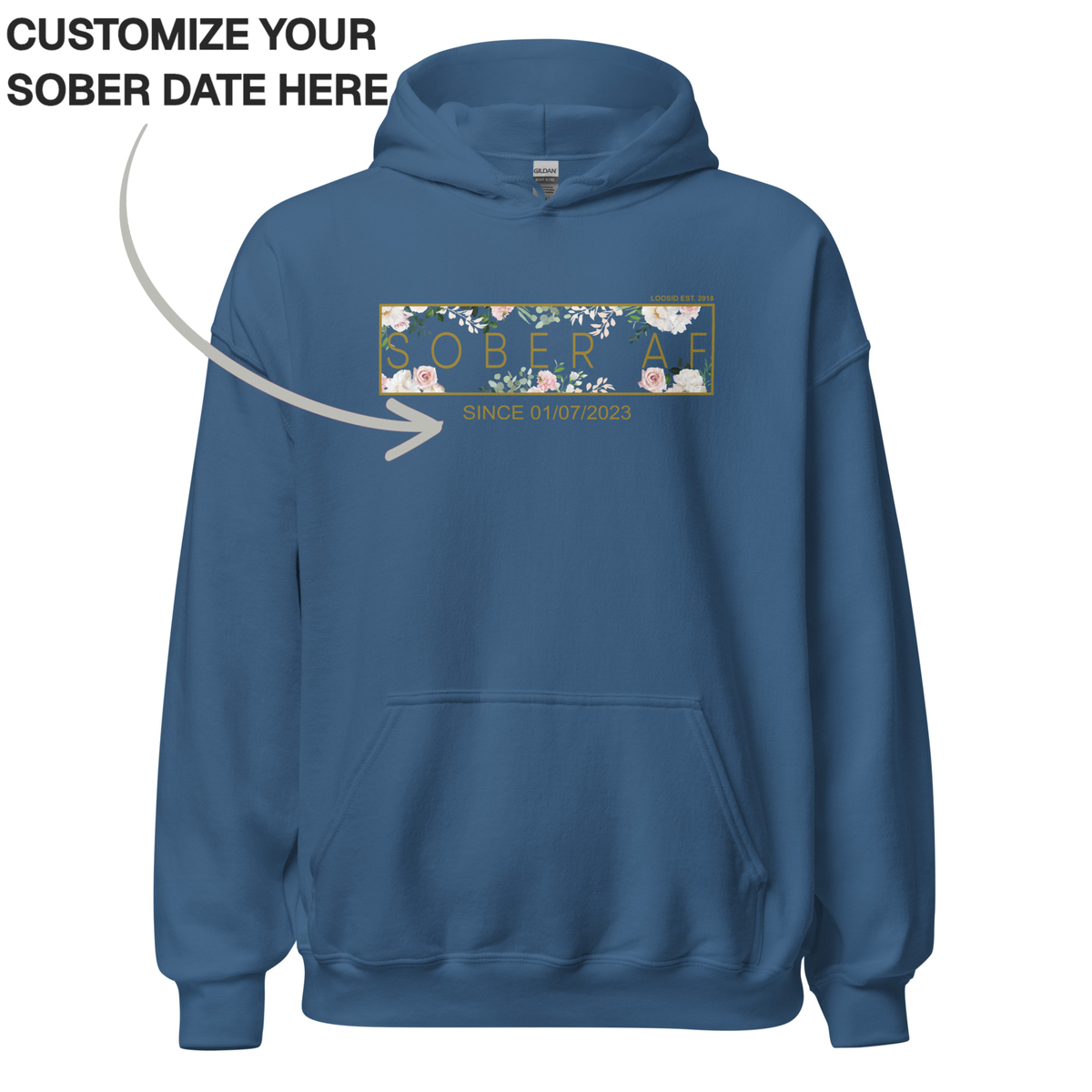 Recovery Hoodie | Women's Sober AF Flower