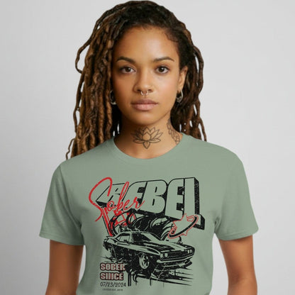 Sober Rebel Sober T Shirt product photo (view 10)