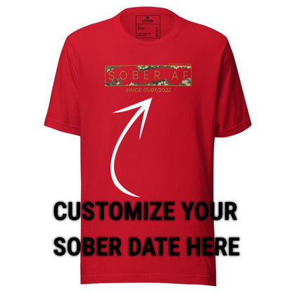 Sober T Shirt | Men's Sober AF Camo