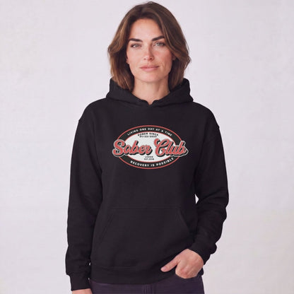 Recovery Hoodie | Women's Sober Club Badge
