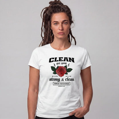 Clean T Shirt | Clean Girl Gang – Strong & Clean
