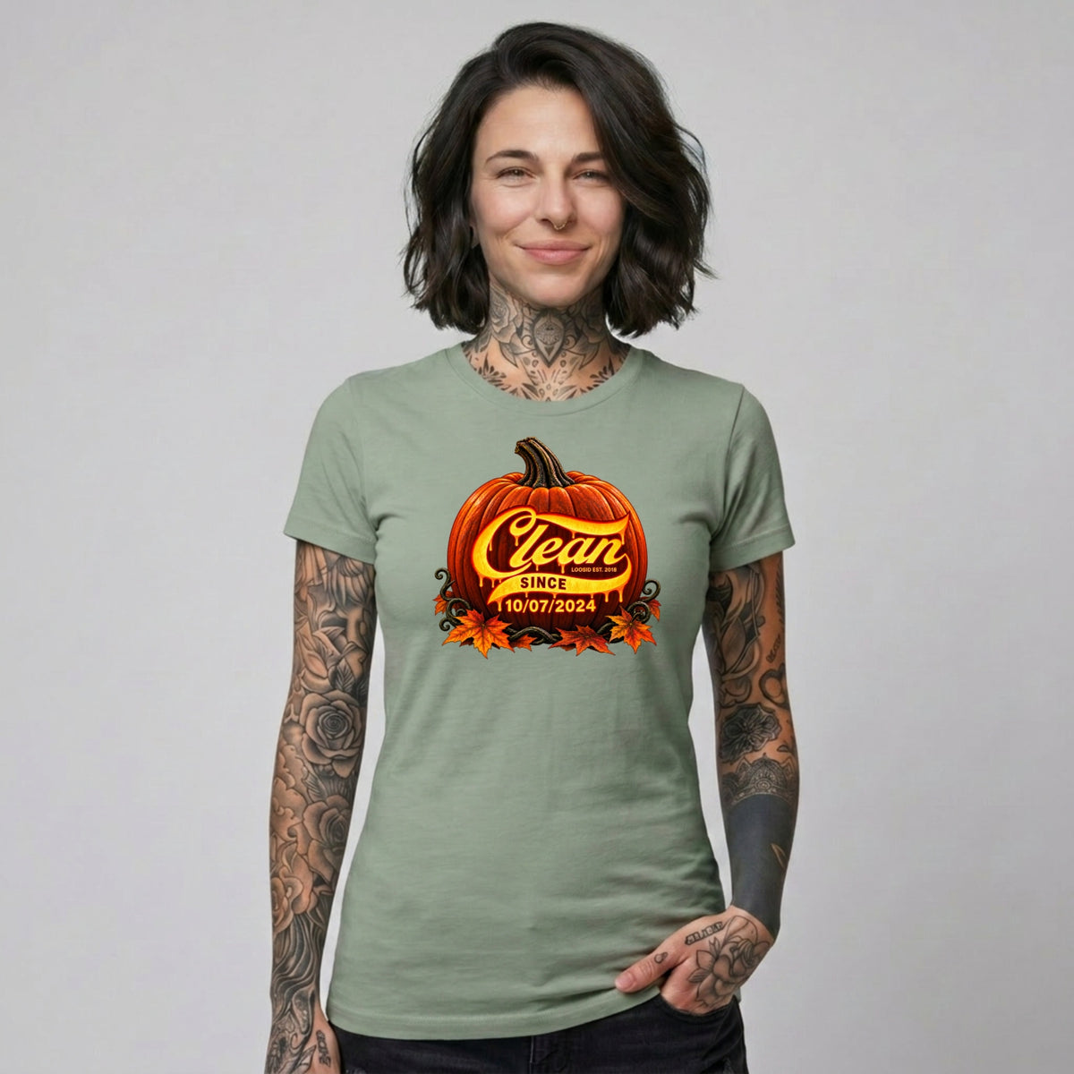 Clean T Shirt | Women's Clean Since Pumpkin