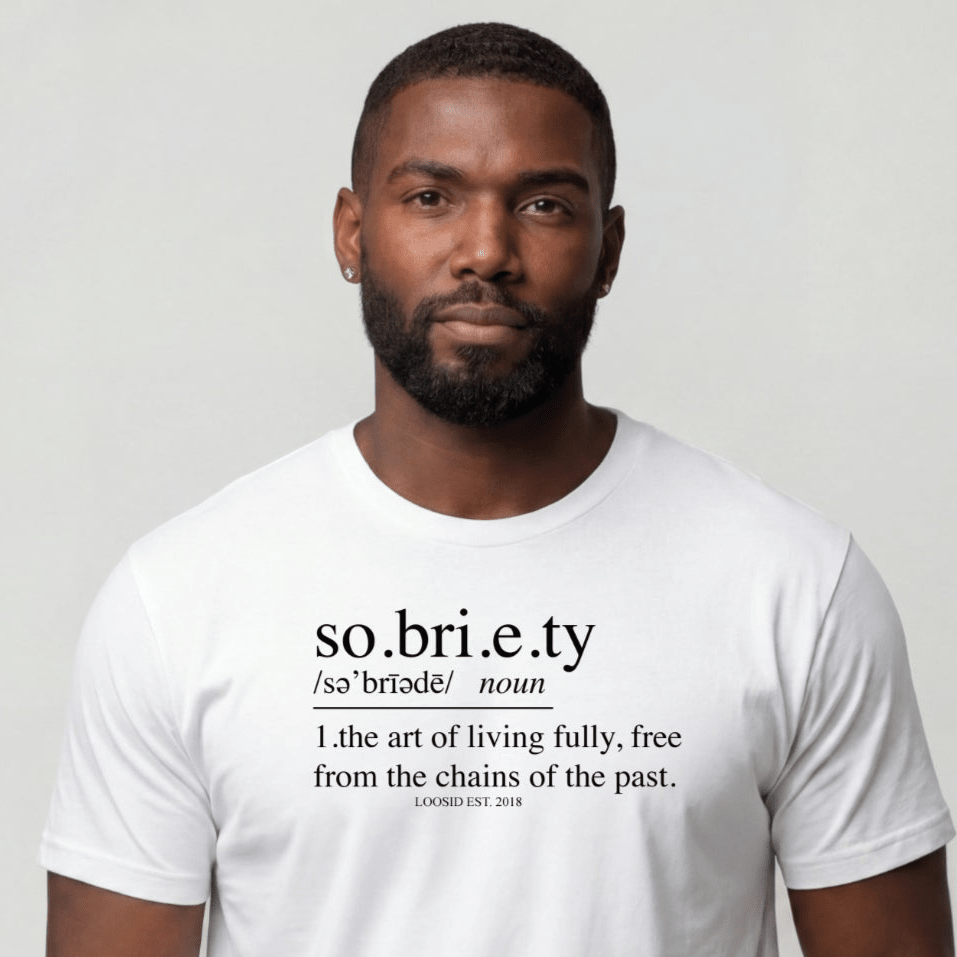Sober T Shirt | Men's Sobriety Definition