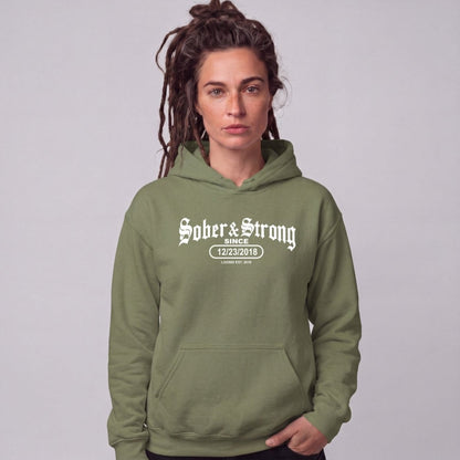 Recovery Hoodie | Women's Old School Sober & Strong