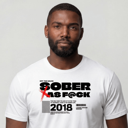 Sober T Shirt | Men's Sober As F*ck Tee
