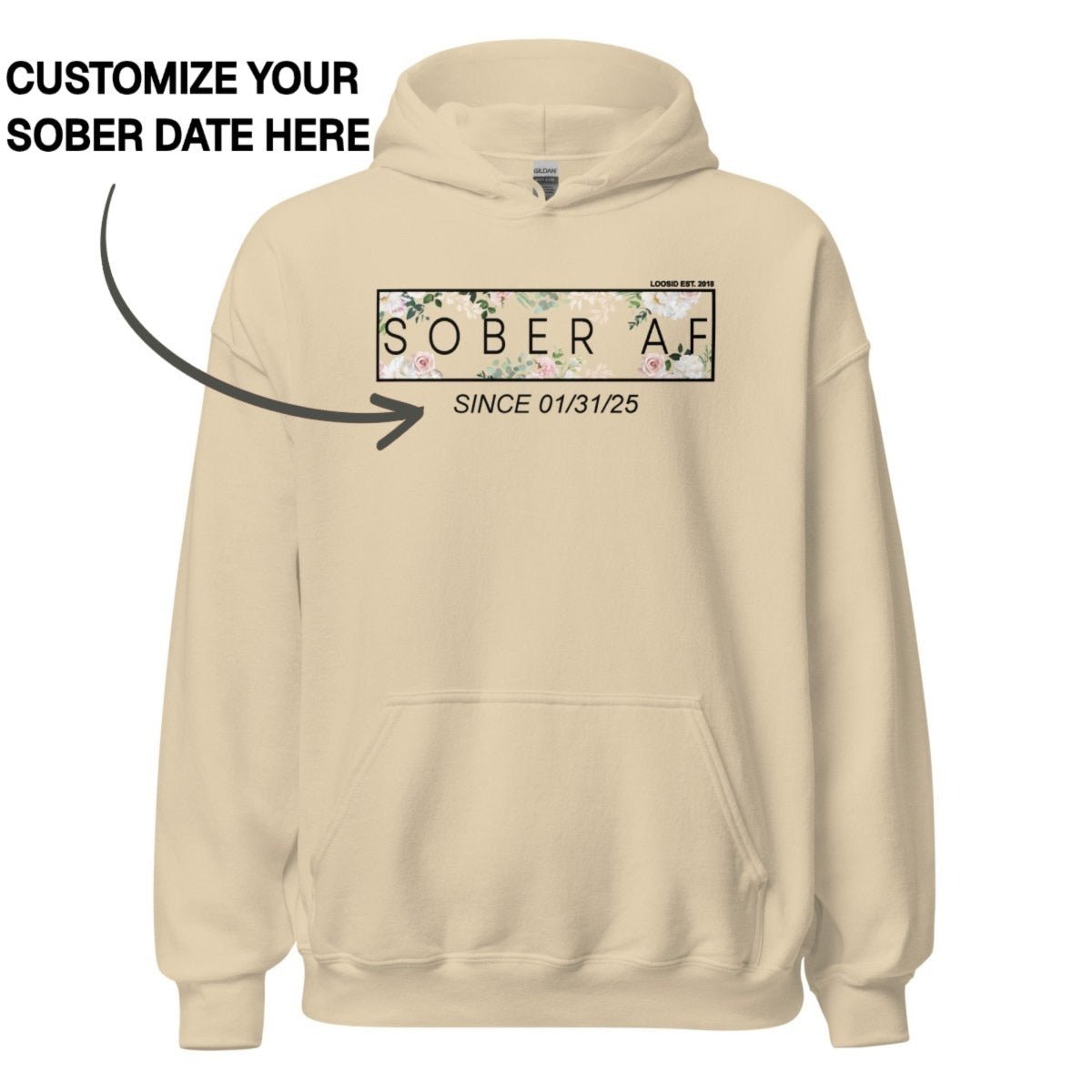 Recovery Hoodie | Women's Sober AF Flower