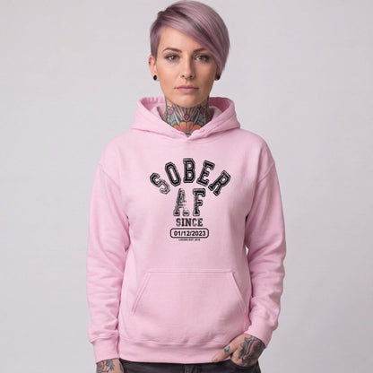 Recovery Hoodie | Women's Sober AF Collegiate