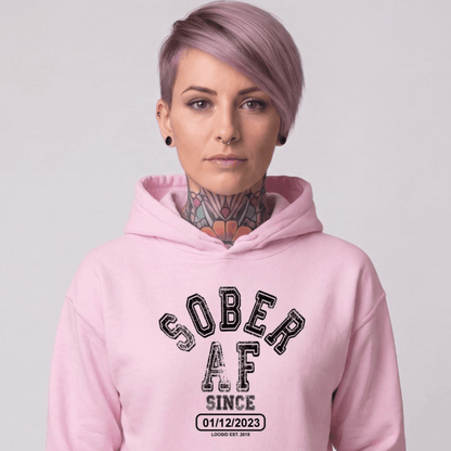 Recovery Hoodie | Women's Sober AF Collegiate