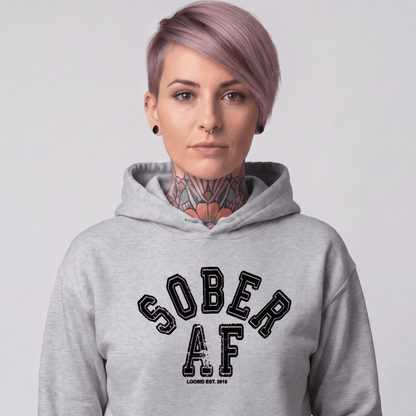 Recovery Hoodie | Women's Sober AF Collegiate