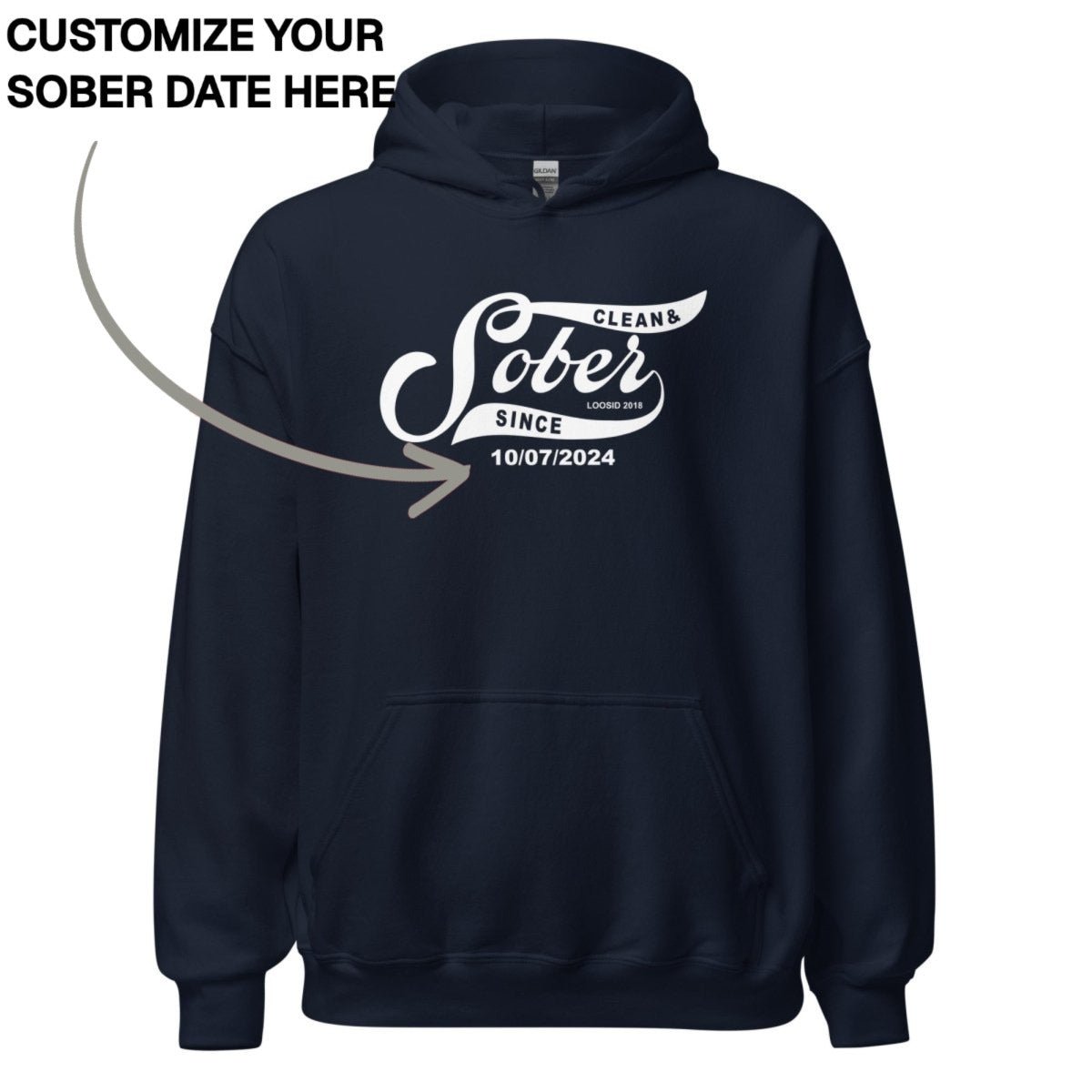 Recovery Hoodie | Unisex Sober Since