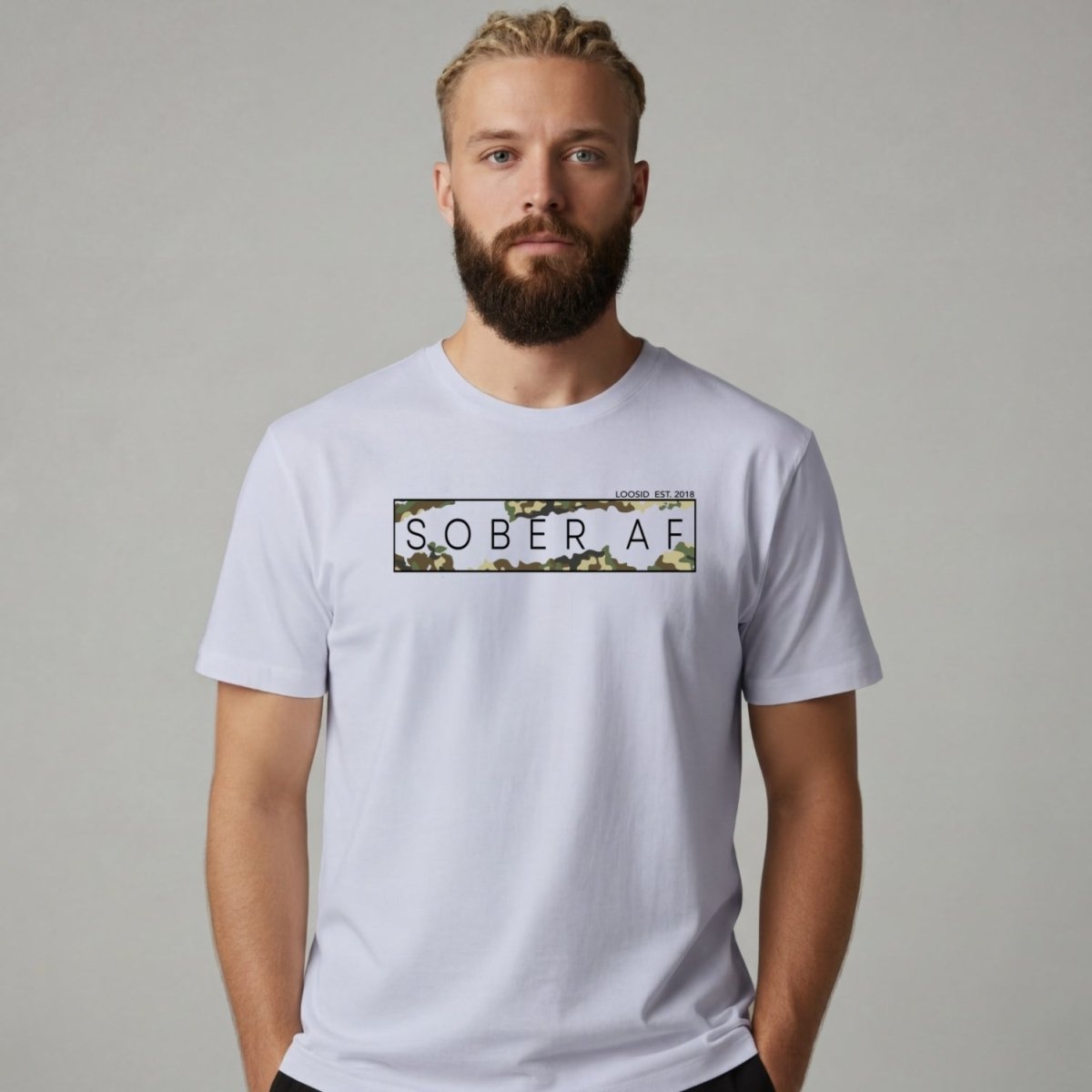 Sober T Shirt | Men's Sober AF Camo